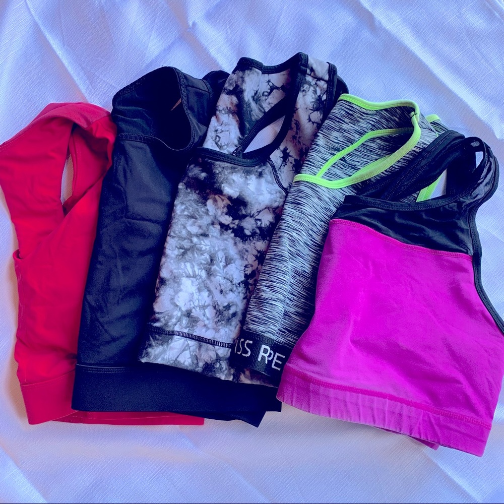 Bundle of 5 Sports Bras- Fabletics and Torrid size 3x